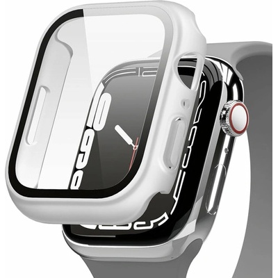 Elago Протектор за смарт часовник Elago Clear Shield Case, за Apple Watch 8 41мм/7 41мм, твърд, прозрачен, бял матиран (EAW7-41CL-SFCL)