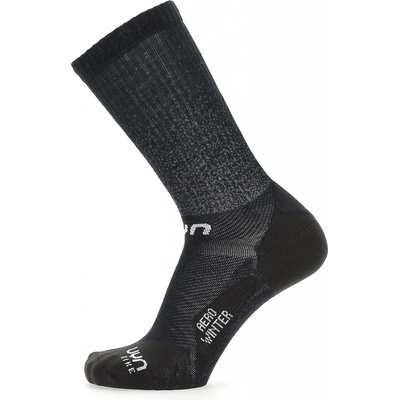 UYN Cyklistické ponožky klasické AERO WINTER čierna