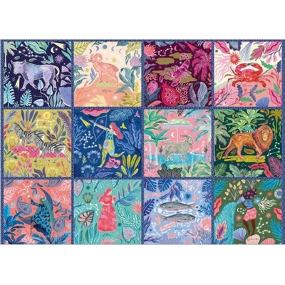 Gibsons - Puzzle Jungle zodiac sign - 1 000 piese