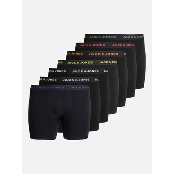 Jack and Jones Мъжки боксерки Jack and Jones Jack 7-pack Basic Trunks Plus Size Mens - Black