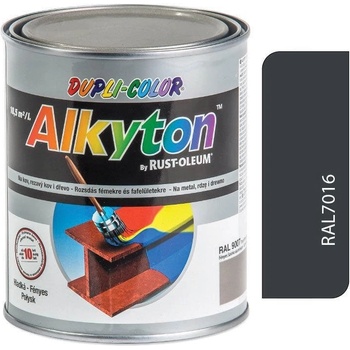 Rust Oleum Alkyton Hladký RAL 7016 lesklá 0,75L