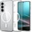 Spigen Magsafe Калъф за Samsung S26 Plus, Spigen Ultra Hybrid White Case, Прозрачен (ACS10709)