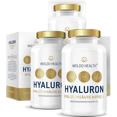 WoldoHealth Hyaluronová kyselina 3 x 90 kapsúl