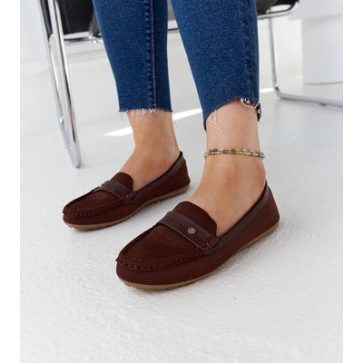 Gemre Black fabric Fombio loafers černá