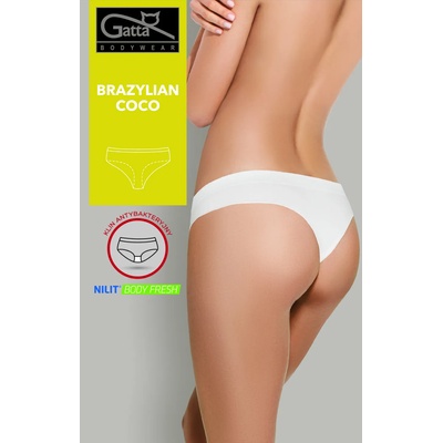 Gatta Brazylian Coco Panties White XL