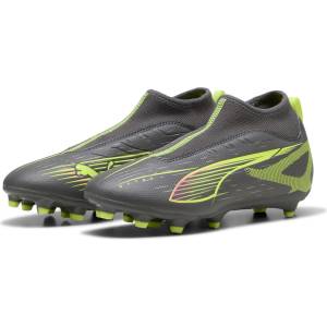 PUMA Юношески футболни бутонки Puma Ultra 5+ Match Firm Ground Football Boots Juniors - Silver/Yellow