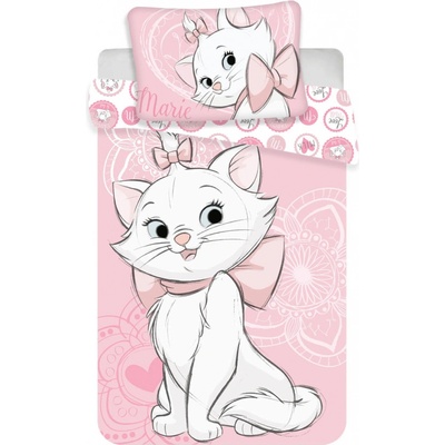 Jerry Fabrics obliečky Marie Cat pink 70x90 140x200