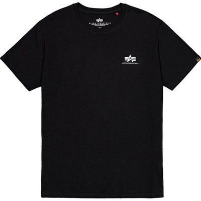 Alpha Industries Basic Small Logo černé