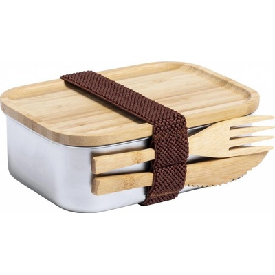 Sariul box na jedlo, hnedá