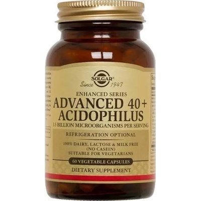 Solgar Хранителна добавка пробиотици , Solgar Advanced 40+ Acidophilus 60 Veg. Caps Probiotic