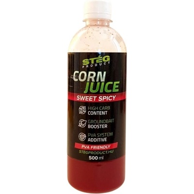 Stég Product Posilňovač Corn Juice Sweet Spicy 500 ml