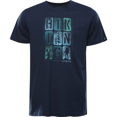 ALPINE PRO Мъжка бързосъхнеща тениска с Cool Dry ALPINE PRO BOLEN 2 лунно океанско синьо варианта pa ALPINE PRO | Sin | МЪЖЕ | 5XL