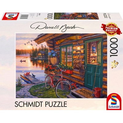 SCHMIDT Chata u jezera 1000 dílků