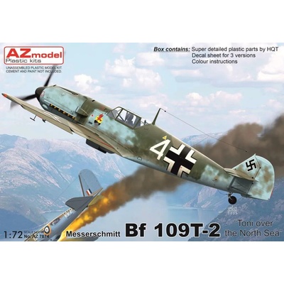 AZmodel Messerschmitt Bf 109 T 2 „Toni over the North Sea“ 1:72