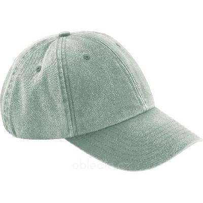 Beechfield 6 panelová nízkoprofilová "Vintage" B 655 vintage sage green