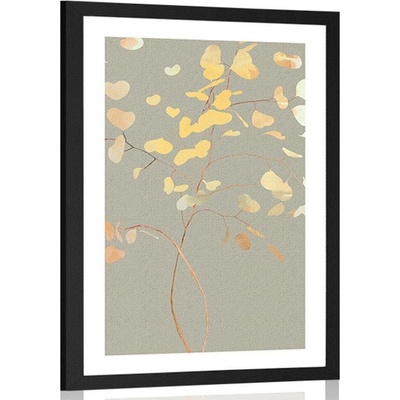 Plakát s paspartou kouzlo větvičky - 40x60 no frame