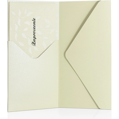 Galeria Papieru obálky DL Pearl SP/kapsa ivory 220g, 5ks