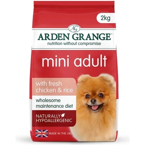 Arden Grange Възрастен Мини с прясно пиле и ориз 2 кг