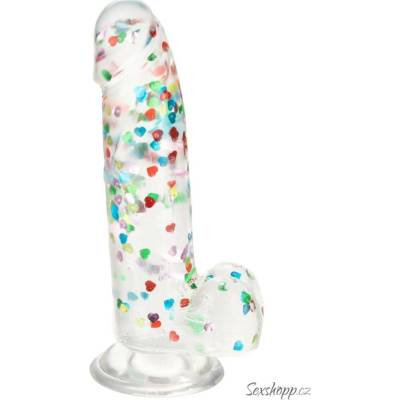 California Exotics I Love Dick Heart Filled Dong