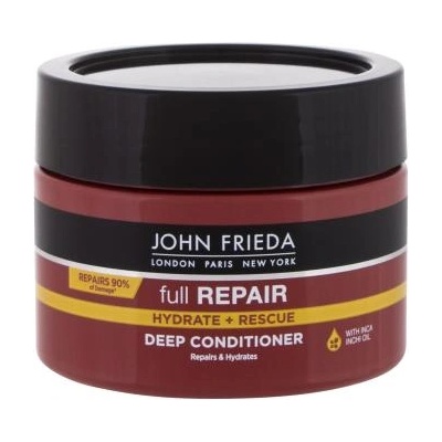 John Frieda Full Repair Hydrate + Rescue 250 ml възстановящ и хидратиращ балсам за увредена и суха коса за жени