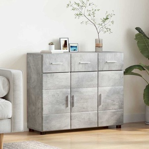 vidaXL Служебен шкаф FLORIN 88, 5 x 30, 5 x 73 см Циментено сиво (880314)