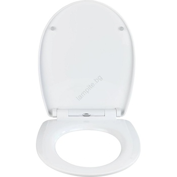 WENKO 24081800-Тоалетна седалка BALTIC 38, 8x45 cm многоцветна/бяла (WE0670)
