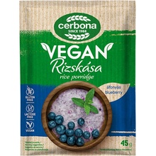 Cerbona Vegan Bezlepková Ryžová kaša čučoriedky 45 g