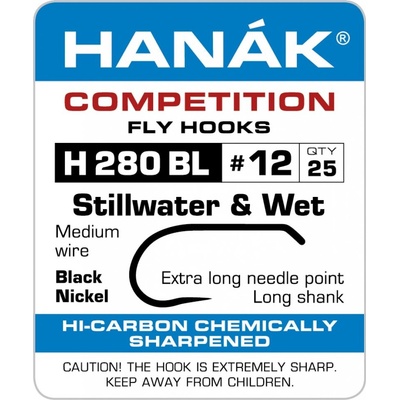 Hanák Competition Muškařský háček jezerní a mokré mušky vel.14 25 ks