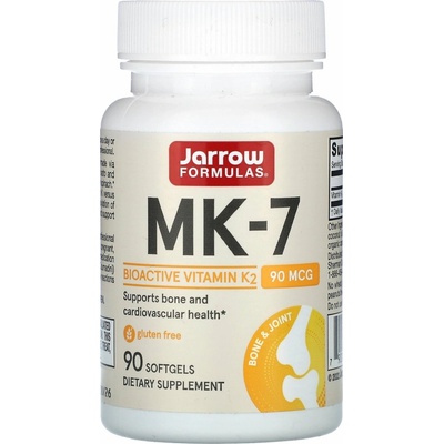 Jarrow Formulas MK-7 vitamín K2 90 mcg 90 softgelových kapslí