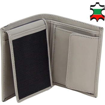 Image 1 of Български обувки Мъжки сив портфейл от естествена кожа 32879