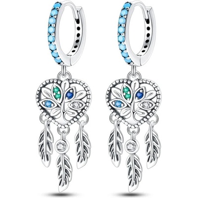 GRACE Silver Jewellery E-1496/325 modrá