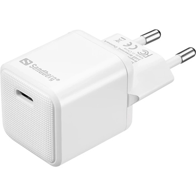 Sandberg Зарядно устройство за захранване от мрежата, USB-C AC Charger PD 20W Saver 341-42 (341-42)