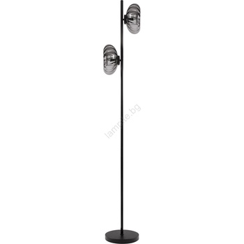 OSRAM - Подова лампа DECOR SMOKE 2xE14/12W/230V черна/димносива (P227849)