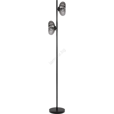 OSRAM - Подова лампа DECOR SMOKE 2xE14/12W/230V черна/димносива (P227849)