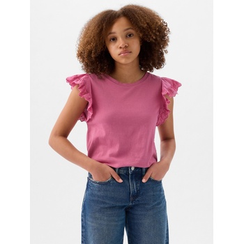 GAP Детска тениска с волани GAP GAP | Rozov | Момичешки | 104/110