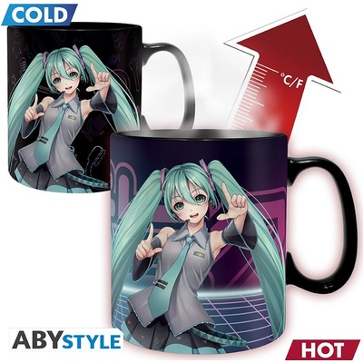 ABYstyle Hrnek Vocaloid Hatsune Miku měnící se 460 ml