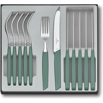 Victorinox Swiss Modern Sada příborů 12 ks šalvějově zelená 6.9096.11W43.12