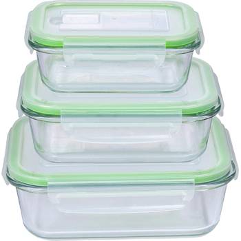 Image 1 of ALPINA КУТИЯ ЗА ХРАНА 370/640/1050мл СТЪКЛО К-КТ 3бр