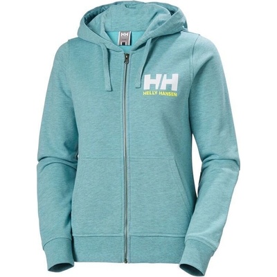 Helly Hansen W HH Logo Full Zip hoodie Glacier Blue