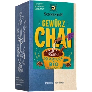 SONNENTOR Био подправка Чай (Chai spice) - 18 Сашета