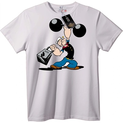 NOONEBRAND Тениска на Popeye 500 с ушите на Mickey - XL, Black