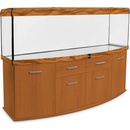 Diversa Solid LED akvarijní set vypouklý višeň 720 l