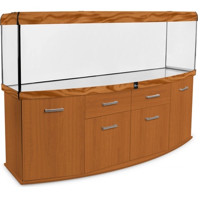 Diversa Solid LED akvarijní set vypouklý višeň 720 l