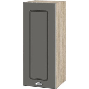 ИРИМ Горен кухненски шкаф Сити АРФ-Цимент мат-06-1 30 см