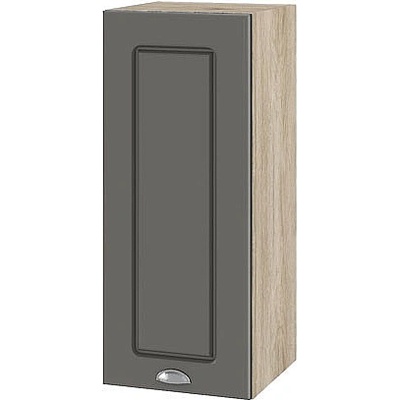 ИРИМ Горен кухненски шкаф Сити АРФ-Цимент мат-06-1 30 см