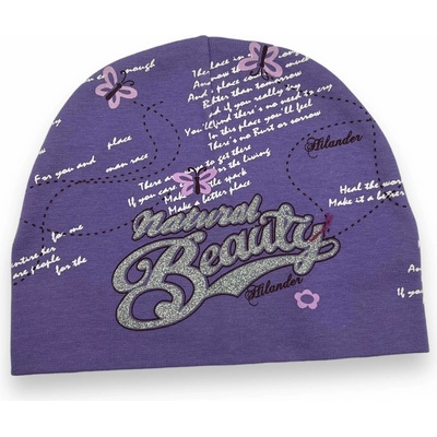 Hilander dívčí jarní čepice fialové