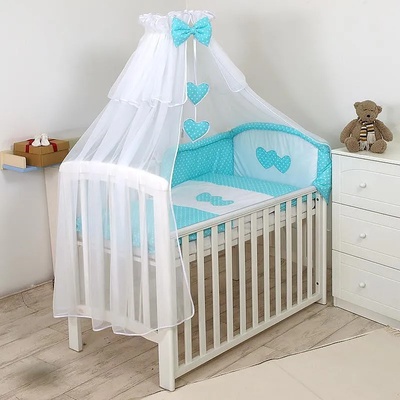 Бебешки спален комплект 7 елемента 135 х 100 см 64454-k3