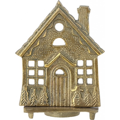 Bloomingville Kovový svícen na čajovou svíčku Crista Brass no.2, měděná barva, kov