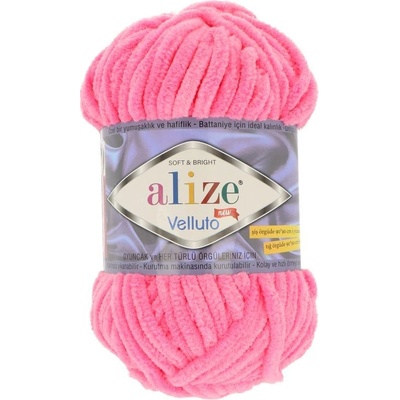 Alize Velluto 121 růžová