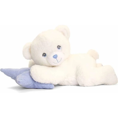 Keel Toys Плюшена играчка Keel Toys Keeleco - Легнало мече с възглавничка, 20 cm, синьо (SE1426_blue)
